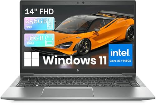 HP ZBook Firefly 14 G8 Business Laptop Station, 14 FHD (1920 x 1080), Intel Core i5-1145G7, 16GB RAM, 256GB SSD, Webcam, Windows 11 Pro (Renewed)