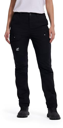 RevolutionRace Nordwand Outdoor Hose für Damen, Hose zum Wandern und für viele Outdoor-Aktivitäten. Robuste und langlebige Wanderhose, Trekkinghose und Arbeitshose für Damen, Black, M