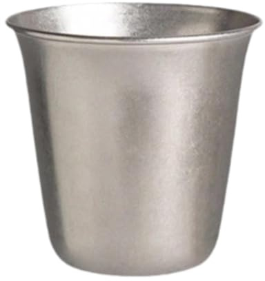 LOVIVER Tasse en Acier Inoxydable, Tasse en métal, Grande capacité, incassable, idéale pour la Maison, l'extérieur, Les et Les Restaurants. Mug à