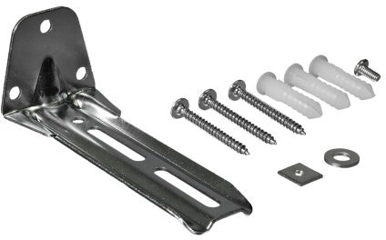 Liedeco Wandträger für Flächenvorhangschienen, Schiebevorhang, 1 STK verzinkt