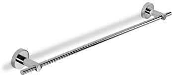 Croydex Flexi-Fix Romsey Towel Rail with Zinc Alloy Construction, Chrome, Silver