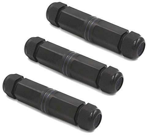 VCE RJ45 Kupplung Wasserdicht Patchkabel IP67 CAT6 RJ45 Buchse LAN Verbinder 3 Stück