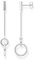 Thomas Sabo Damen Ohrringe Ohrstecker Kreise 925 Sterling Silber H2046-001-21