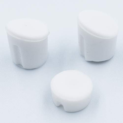 myBESTscooter - Tacos de Goma para Tornillo de Guardabarros Trasero para los Modelos M365, 1S, Essential, Pro del Patinete eléctrico Xiaomi (Blanco)