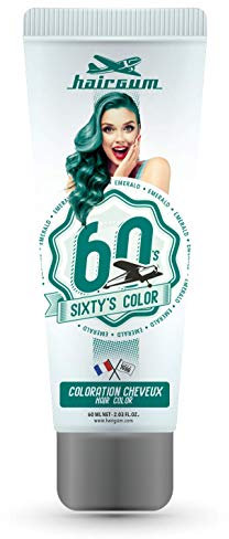 Hairgum Sixty'S Color, Emerald 60 ml