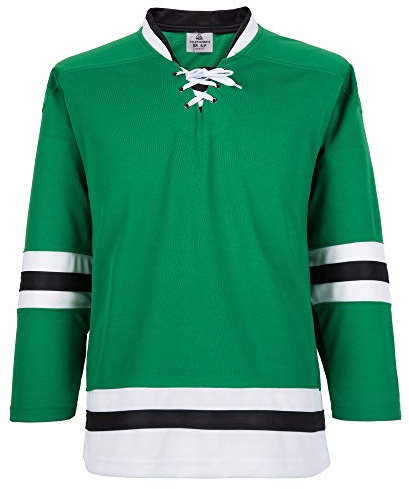 EALER H900 Series Ice Hockey League Team Color Blank Practice Jersey, E019#grün, 3X-Groß