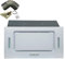 SIA UCG52WH 52cm White Glass Built In Cupboard Cooker Hood Extractor +3m Ducting
