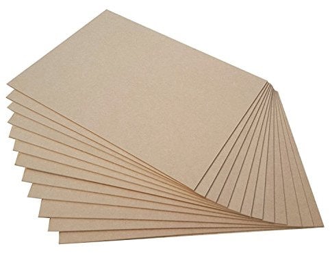 LaserSmith A3 Blank MDF Sheet 10-Piece, 3 mm Thick, Grey