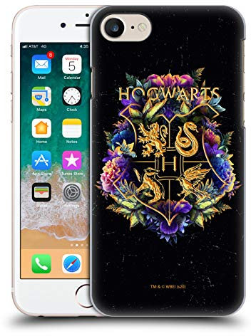Head Case Designs Offizielle Harry Potter Hogwarts Wappen 1 Deathly Hallows XXXI Harte Rueckseiten Handyhülle Hülle Huelle kompatibel mit Apple iPhone 7/8 / SE 2020 & 2022