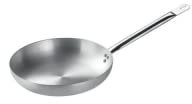 PINTINOX Padella in Alluminio Crudo Professionale con Spessore 4 mm, Serie Tender, con Manico Tubolare in Acciaio Inox, Diametro 36 cm