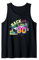 90er Jahre T-Shirt Back to the 90s Oldschool Retro Party Tank Top