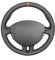 MEWANT Lenkradhülle Clio 3 2005-2012 / Lenkradzubehör für Clio