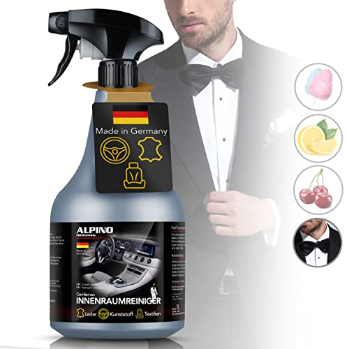 PREMIUM COCKPITPFLEGE & AUTO INNENRAUMREINIGER + Scheibenreiniger & Kunststoffpflege | Cockpitspray + Glasreiniger für alle Oberflächen 1L | rückstandslose Innenraumpflege, since 1955 [ GENTLEMAN ]