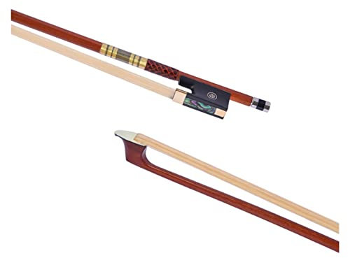 FLFL 4/4-1/32 Violinbogen Brasilianisches Holzzubehör Geigenbogen voller Größe (Color : 1/16)