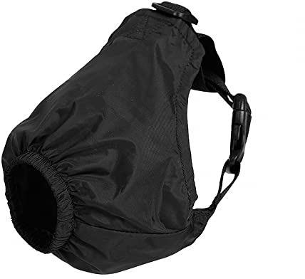 DONGKER Hunde-Augenmaske, Hund Beruhigende Kappe, Haustier Angstmaske Verstellbarer Maulkorb für kleine und mittelgroße Hunde zur Fellpflege gegen Reisekrankheit