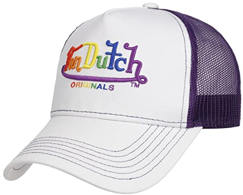 Von Dutch Odessa Trucker Cap Basecap Baseballcap Truckercap Meshcap (One Size - weiß)