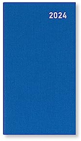 Letts Principal Slim week to view 2024 diary - blue