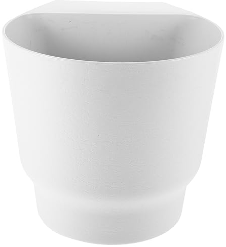 Vasi Ovali Fioriere Per Ringhiera Home Decor Vaso Di Ringhiera Fioriera Per Ringhiera Giardino Decorazione Della Fioriera Per Ringhiera Stand Di Fiori Bianca Plastica