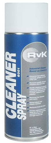 RvK Detergente Spray 500 ml – Base Limonene – per Grasso, Colla, Resine – Ecologico e Sicuro