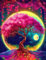 ZephyrHome Juego de Pintura de Diamantes de Árbol de la Vida para Niños y Adultos - Cuadros Pequeños, Libro y Árbol para Decoración