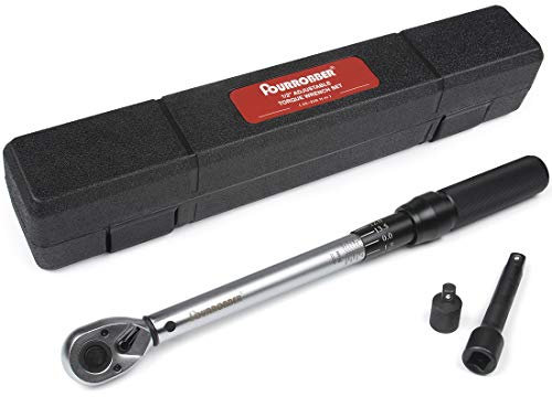 Awang Torque Wrench1/2-Inch Drive Click 25-220 Nm Dual-Direction Adjustable Torque Wrench Set
