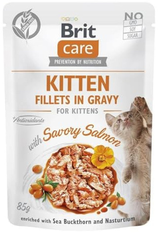 Brit Katzenfutter Care Cat Kitten Choice Lachs 85 g