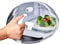 Microwave Splatter Cover, Microwave Cover for Food Clear Microwave Splatter Cover with Steam Vents and Handle Heat Resistant, Upgrade Microwave Dish Cover
