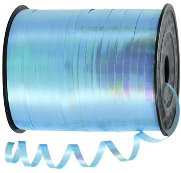 Ruban Bleu Ciel Ballon,Ficelle pour Ballon,500 Yard Cadeau Rubans Curling,Fil Ballons Anniversaire pour Décoratif Cadeau Accessoire De Décoration&Bricolage Et Ballon Mariage Anniversaire