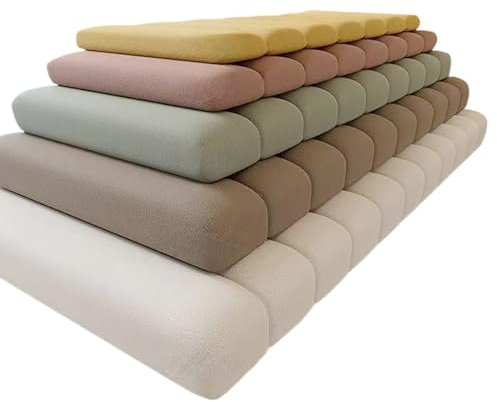 Benutzerdefinierte Fensterbank Sitzkissen Bank Indoor, Fleece Bankauflage Sitzkissen für Erkerfenster, Wasserdicht Anti-Kralle Sitzauflage Bank für Indoor, Bankauflage Nach Maß mit Anti-Rutsch-Boden