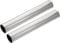 PATIKIL 2.36 Inch Stove Pipe, 2Pcs Stainless Steel Thickened Lengthen Straight Tent Stove Chimney Pipe Flue Extension for Camping Stove Vent Smoke Exhaust, 15.75 Inch Length