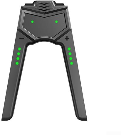 Ergonomische Ladestation für Nintendo Switch Joy Con-Controller mit Kontrollleuchten (weiß)