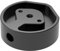 2 in 1 Starlink Mini Mount Adapter - Aluminum Alloy Tripod Mount Adapter for Starlink Mini 1/4''-20 and 3/8''-16Thread Enables Tripod, Fixing Clamp or Other Bracket Fixing (Black, 1/4'')