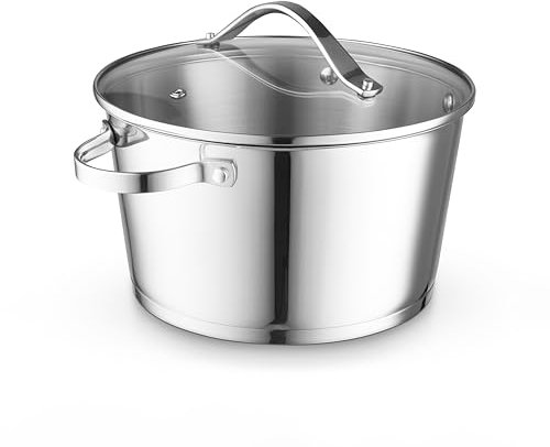 GF900264 Good Food in partnership Tower 24cm Casserole with Tempered Glass Lid, Satin Interior Finish, Induction Compatible, Stainless Steel