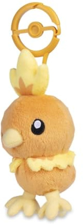Pokémon Center : Porte-clés en peluche Torchic Adventure Partners, multicolore, Small