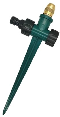 Rasen Garten Sprinkler, 360 Grad Rasensprinkler, Gartenbewässerung Rasendüse, Garten Impact Impulse Wassersprinkler für Sprinkler Spike Bewässerung Pflanzen Blumen Gemüse