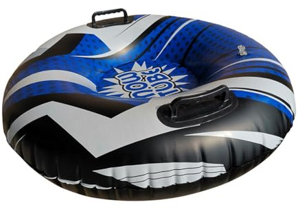 QUXVUIS Tragbarer, aufblasbarer Schneereifen Schlitten, robust und mit Zwei Griffen für Wintersport, Kinder und Erwachsene, Outdoor Spaß im Winter,