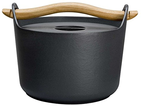 Iittala Sarpaneva - Gusseisentopf - Emailliert mit Holzgriff - 3,0 l