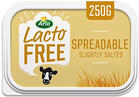 Arla Lactofree Slightly Salted Spreadable Blend of Butter and Rapeseed Oil 250g