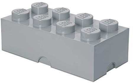 LEGO Storage Brick 8 Medium Stone Grey