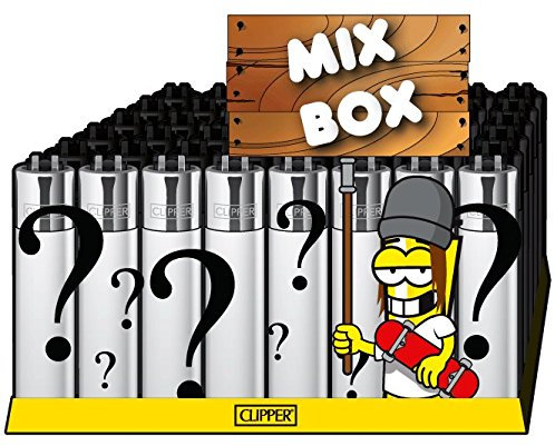 Clipper Feuerzeuge - Mixbox Progressiv - 48er Box