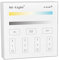 LIGHTEU, Miboxer 4 Zone CCT Adjust Wandmontierte Smart Panel Fernbedienung für alle Miboxer Dual White LED Lampen und LED Controller T2