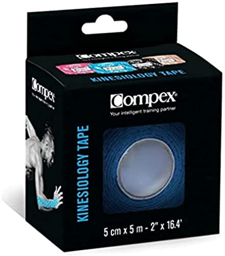 Compex Mixte Rouleau Tape Kinésiologique Bande adhésive élastique, Rose, Taille Unique EU
