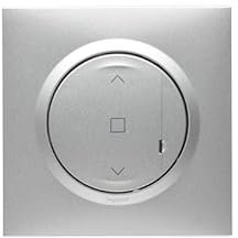 Legrand - Commande sans fil pour volet roulant pour installation connectée dooxie with Netatmo avec plaque effet aluminium