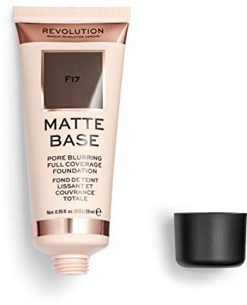 Revolution Beauty London, Matte Base, Foundation, F17, 28ml