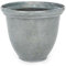Gardenesque 45cm Lightweight Recycled Plastic Plant Pot, Planter for Outdoor with Drainage Holes, UV Resistant and Frostproof Flower Pot, W45xH37cm, 1.2kg (Silver Moss)