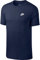 Nike Herren M Nsw Club Tee T shirt, Midnight Navy/White, XL EU