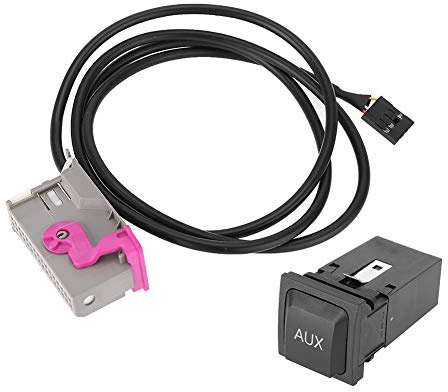 Cavo di ingresso AUX, presa per cavo di ingresso AUX per autoveicoli con CD per auto RNS-E AU Linea AUX con ingresso a 32 PIN 32 mm