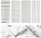 60 Blatt Geschenkpapier Metallic Seidenpapier Folie Packpapier mit Stern Streifen Punktmuster zum Basteln Weihnachten Geschenk Geburtstag Hochzeit, 50x70cm, 4 Muster (Silber)