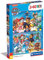 Clementoni 21617 Supercolor Paw Patrol – Puzzle 2 x 60 Teile ab 4 Jahren, buntes Kinderpuzzle mit besonderer Leuchtkraft & Farbintensität, Geschicklichkeitsspiel für Kinder