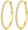 Creolen Gold Ohrringe Damen Creole Ohrringe Groß Creolen Gold 585 Creole Silber Vergoldet Goldene Kreolen Gross